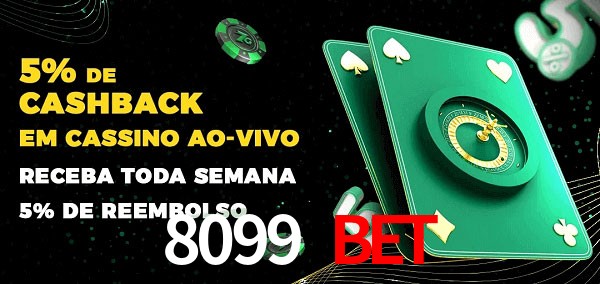 Promoções do cassino ao Vivo 8099 BET